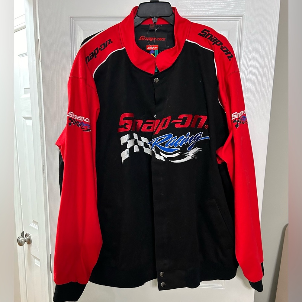 Mens Snap on Racing Jacket - Picture 3 of 3